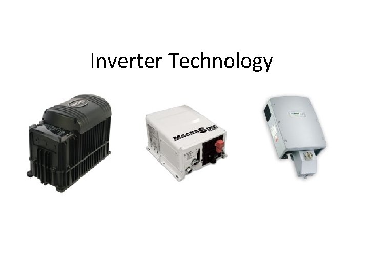 Inverter Technology 