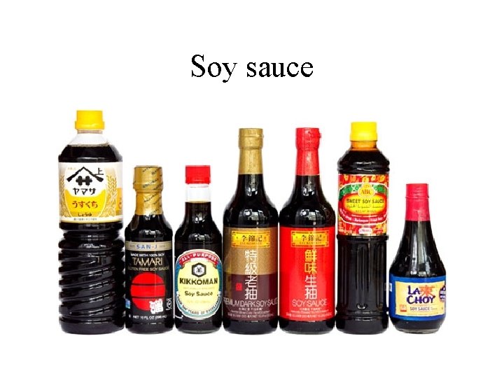 Soy sauce 