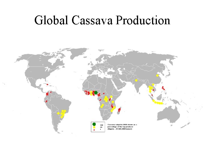 Global Cassava Production 