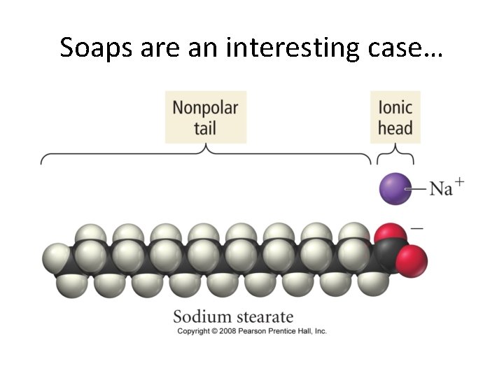 Soaps are an interesting case… Soaps are an interesting case…