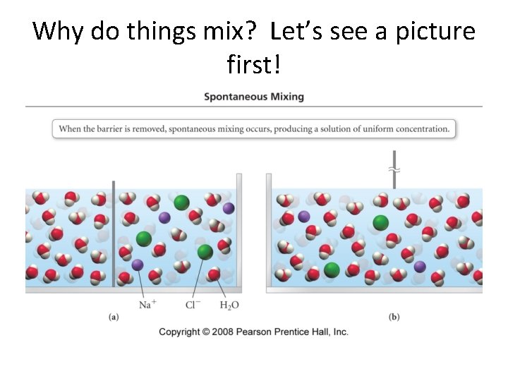 Why do things mix? Let’s see a picture first! Why do things mix? Let’s see a picture first!