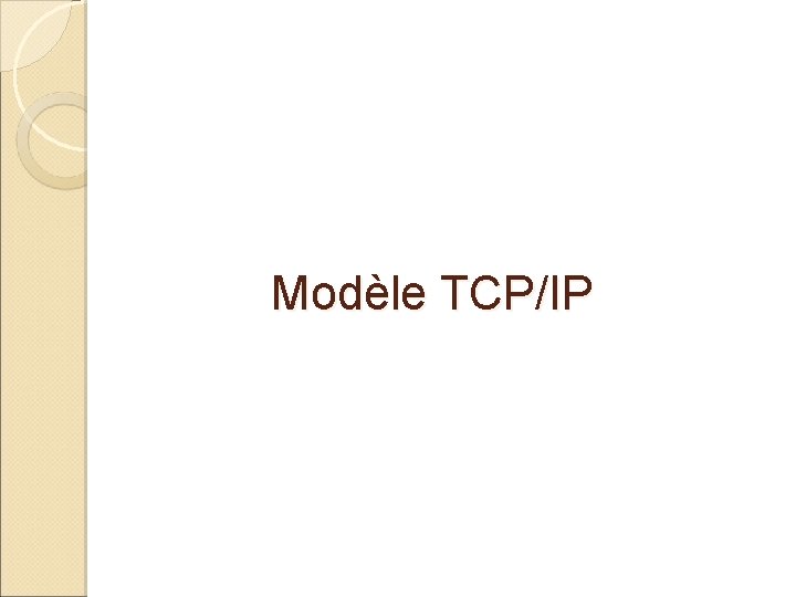 Modèle TCP/IP 