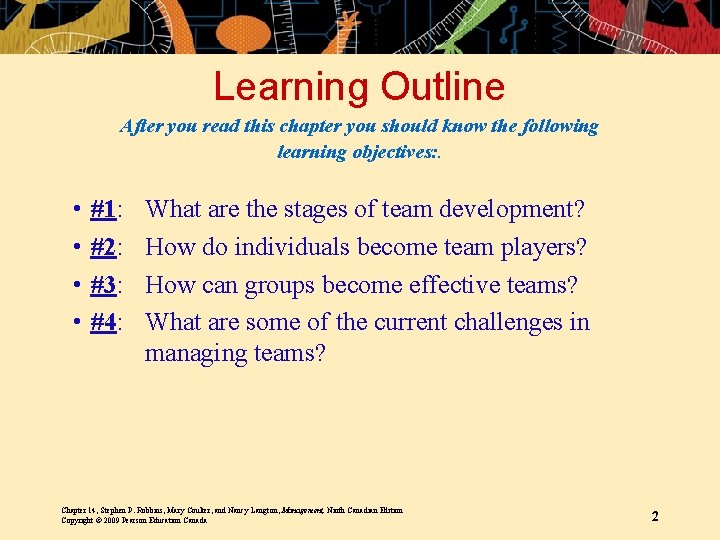 Learning Outline After you read this chapter you should know the following learning objectives: