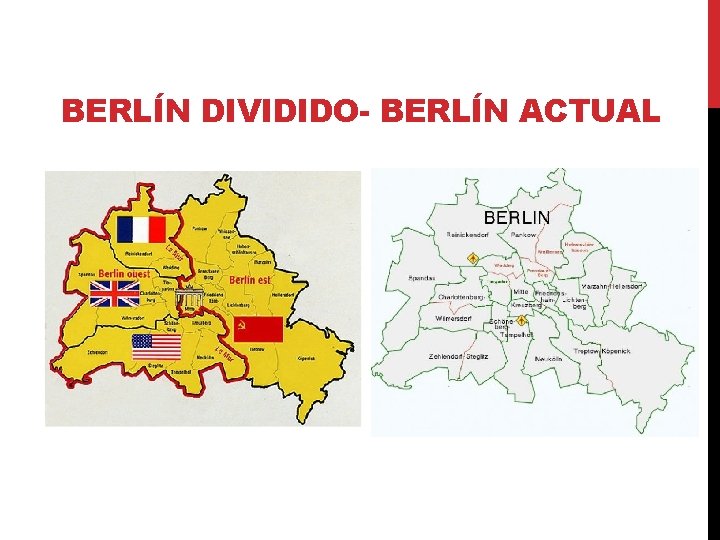 BERLÍN DIVIDIDO- BERLÍN ACTUAL 