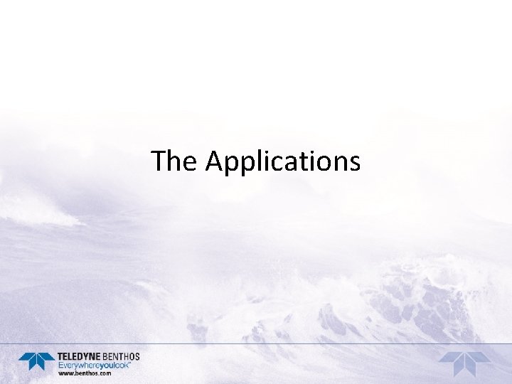 The Applications 