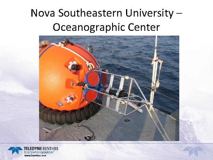 Nova Southeastern University – Oceanographic Center 