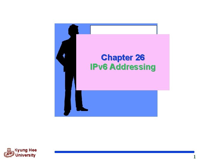 Chapter 26 IPv 6 Addressing Kyung Hee University 1 