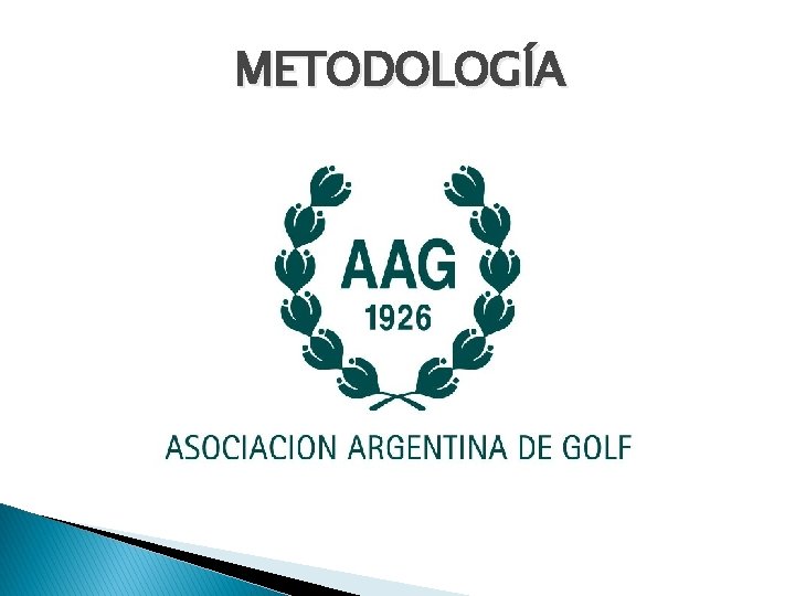 METODOLOGÍA METODOLOGÍA