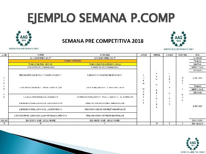 EJEMPLO SEMANA P. COMP EJEMPLO SEMANA P. COMP