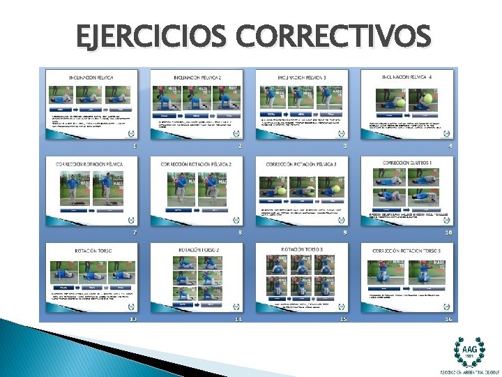 EJERCICIOS CORRECTIVOS EJERCICIOS CORRECTIVOS