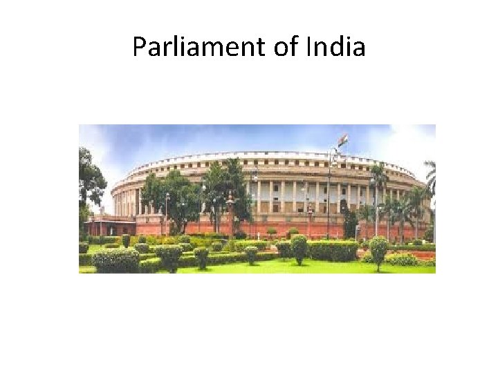 Parliament of India 