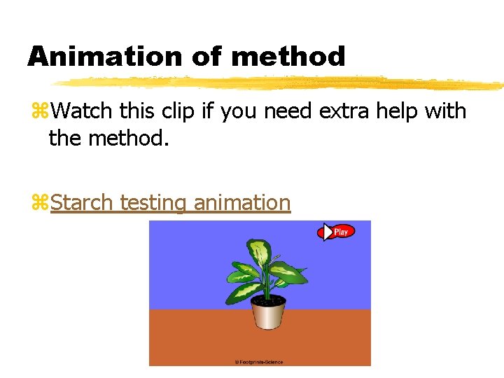 Animation of method z. Watch this clip if you need extra help with the