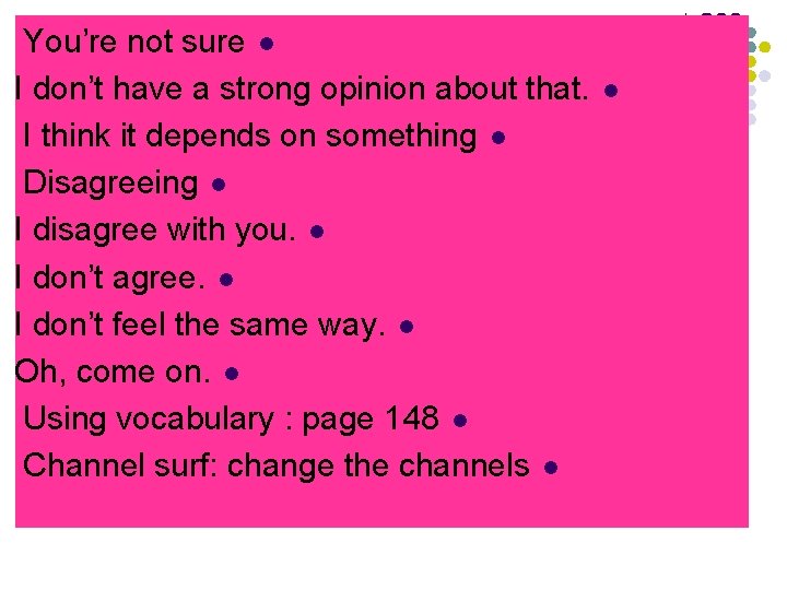 You’re not sure l I don’t have a strong opinion about that. I think