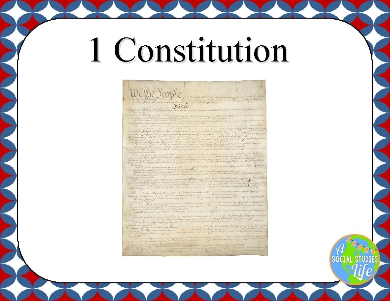 1 Constitution 