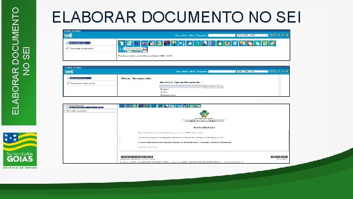 ELABORAR DOCUMENTO NO SEI 