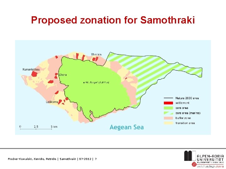 Proposed zonation for Samothraki Fischer-Kowalski, Xenidis, Petridis | Samothraki | 07 -2012 | 7