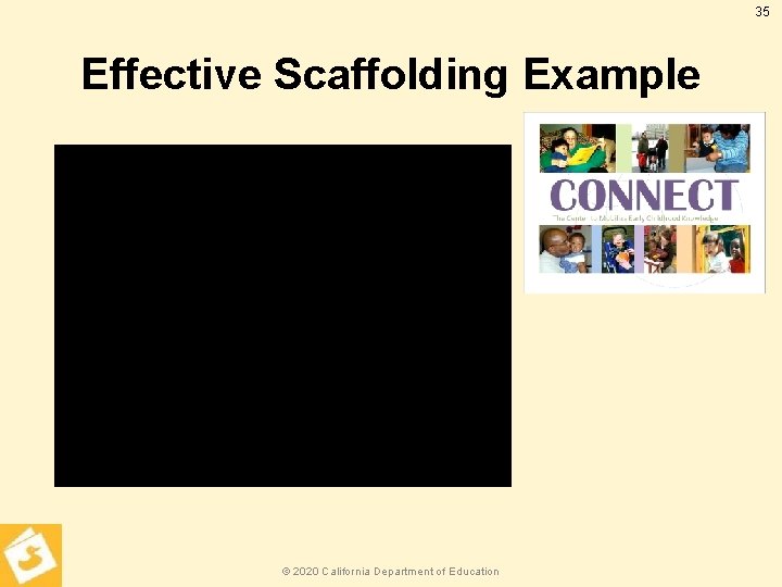 35 Effective Scaffolding Example © 2020 California Department of Education 