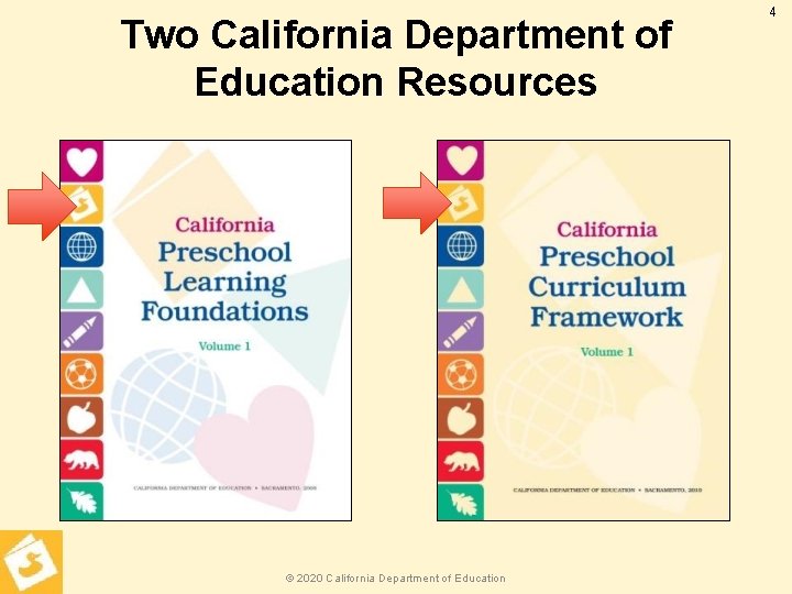 Two California Department of Education Resources © 2020 California Department of Education 4 