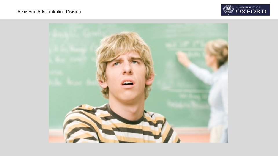 Academic Administration Division Academic Administration Division