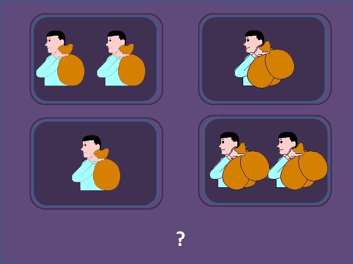 Des hommes portent un sac ? 