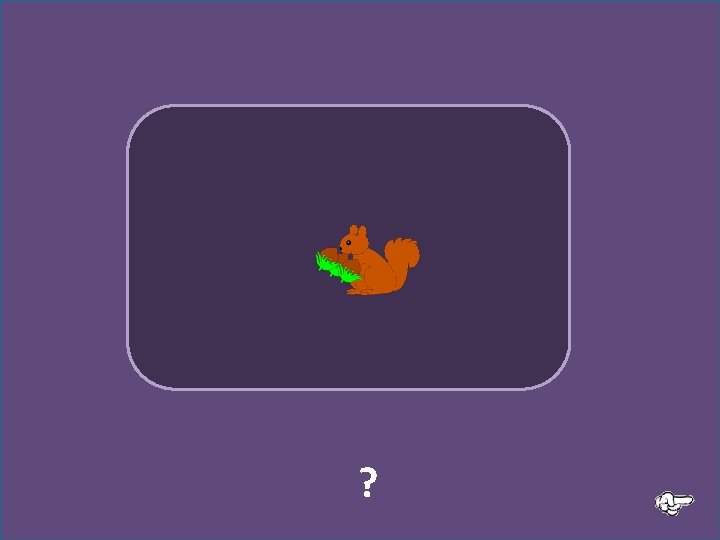 ? L’ écureuil mange des noisettes 