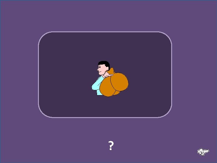 ? L’homme porte des sacs 
