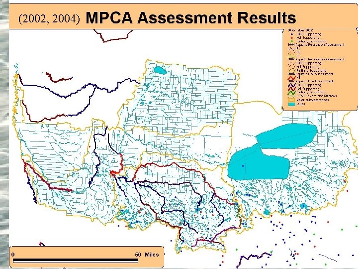 (2002, 2004) 2004 MPCA Assessed Reaches 