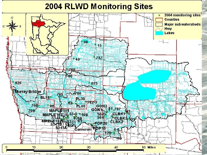 Stream Water Quality Monitoring Sites 