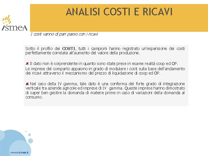GLI ORTAGGI DI IV GAMMA NEL RAPPORTO COMPETITIVO