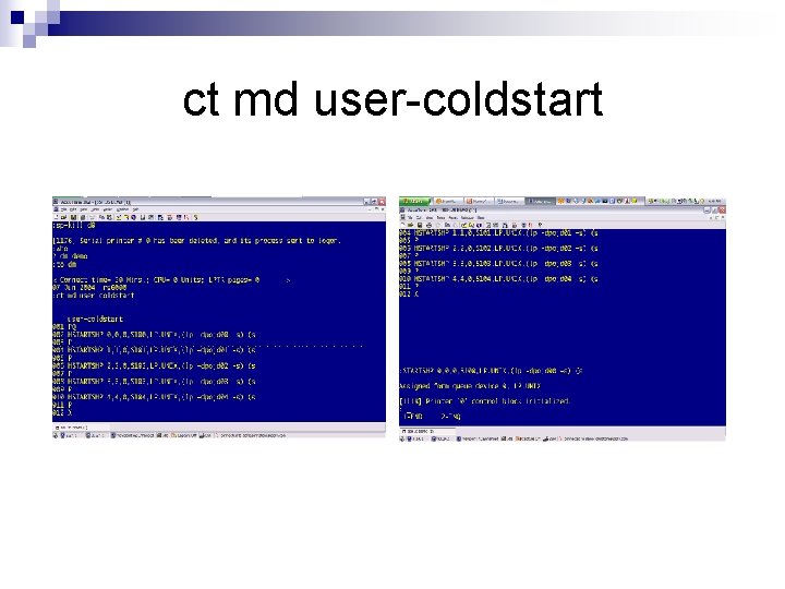 ct md user-coldstart 