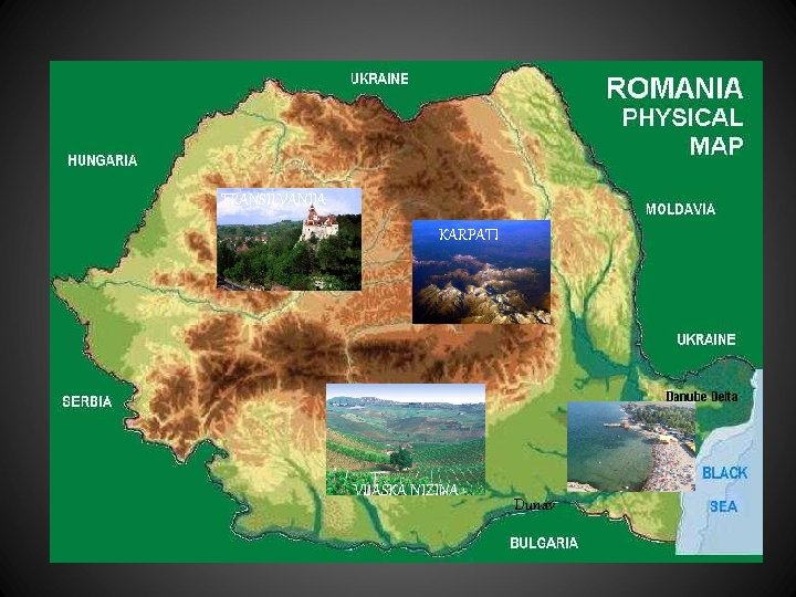 TRANSILVANIJA KARPATI VLAŠKA NIZINA Dunav 