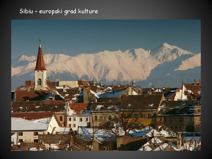 Sibiu – europski grad kulture 