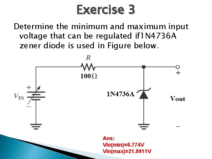 Chapter 3 Special Purpose Diodes ZENER DIODE ELECTRONIC