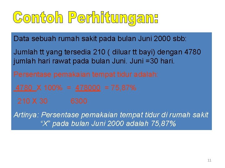 Data sebuah rumah sakit pada bulan Juni 2000 sbb: Jumlah tt yang tersedia 210