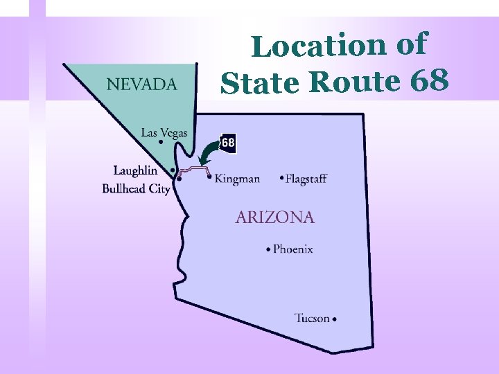 Location of State Route 68 