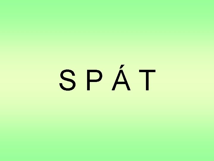 SPÁT 