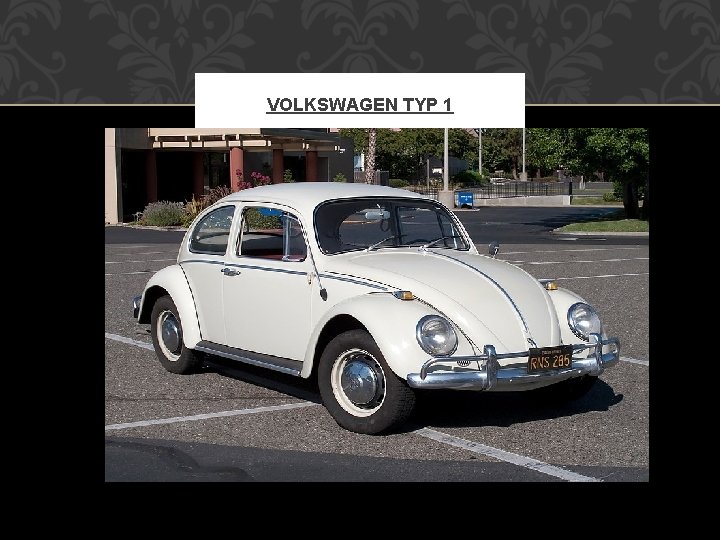 VOLKSWAGEN TYP 1 