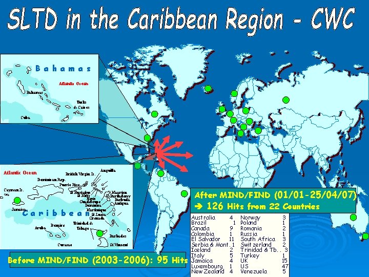 B a h a m a s Atlantic Ocean Bahamas Turks & Caicos Cuba