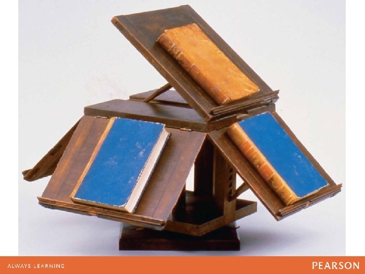Thomas Jefferson used this revolving bookstand with five adjustable bookrests at Monticello. 