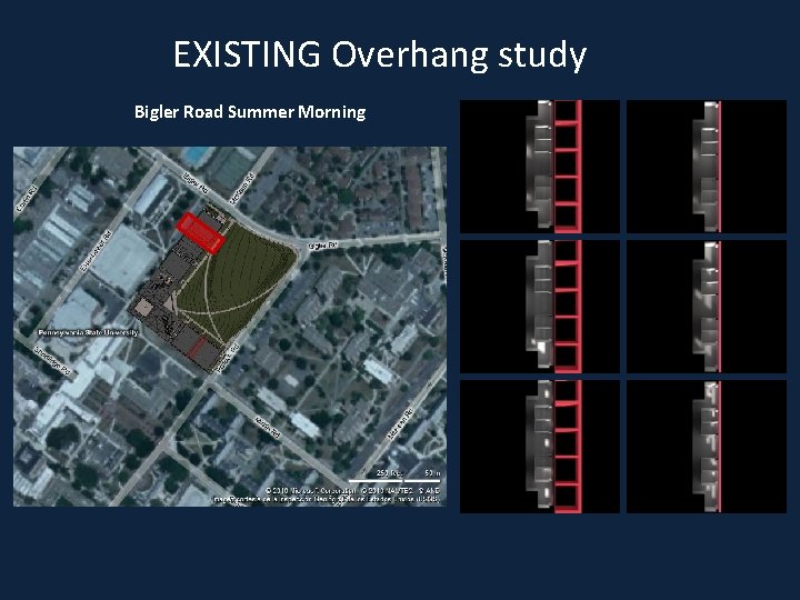 EXISTING Overhang study Bigler Road Summer Morning 