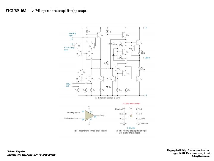 FIGURE 15. 1 A 741 operational amplifier (op-amp). Robert Paynter Introductory Electronic Devices and