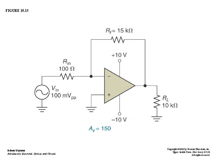 FIGURE 15. 13 Robert Paynter Introductory Electronic Devices and Circuits Copyright © 2006 by