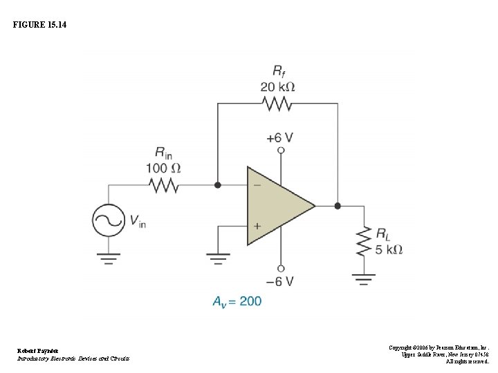 FIGURE 15. 14 Robert Paynter Introductory Electronic Devices and Circuits Copyright © 2006 by