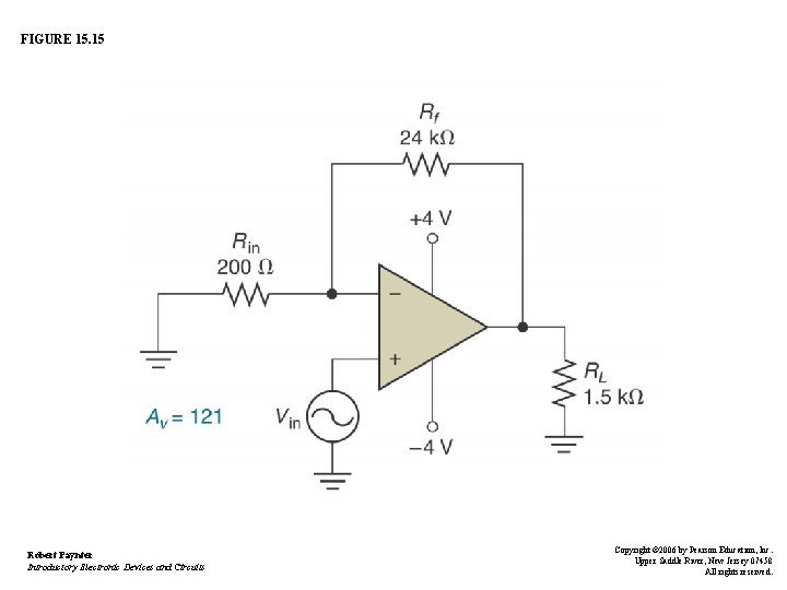 FIGURE 15. 15 Robert Paynter Introductory Electronic Devices and Circuits Copyright © 2006 by