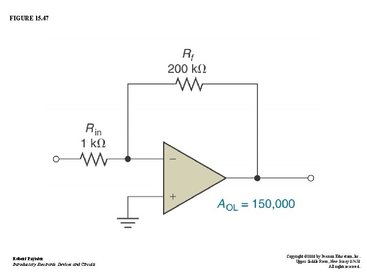 FIGURE 15. 47 Robert Paynter Introductory Electronic Devices and Circuits Copyright © 2006 by