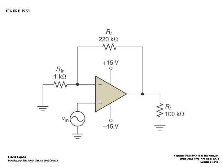 FIGURE 15. 53 Robert Paynter Introductory Electronic Devices and Circuits Copyright © 2006 by