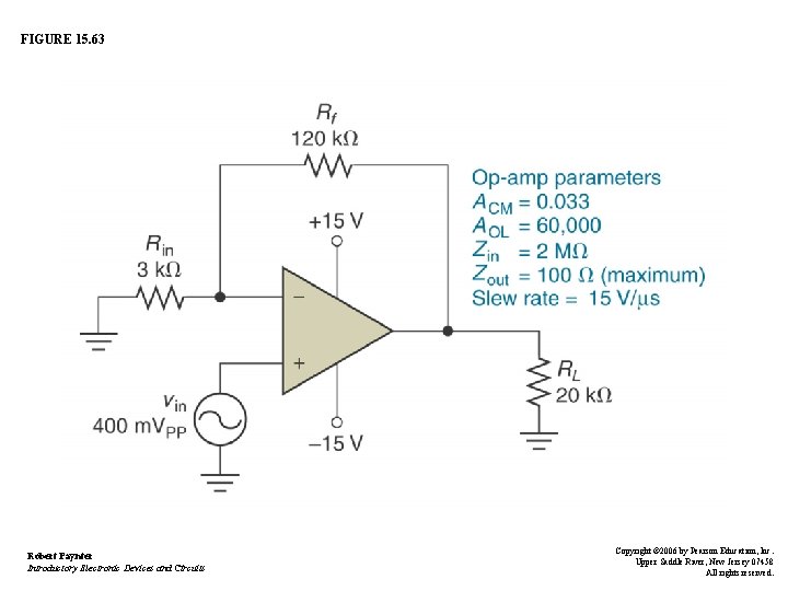 FIGURE 15. 63 Robert Paynter Introductory Electronic Devices and Circuits Copyright © 2006 by