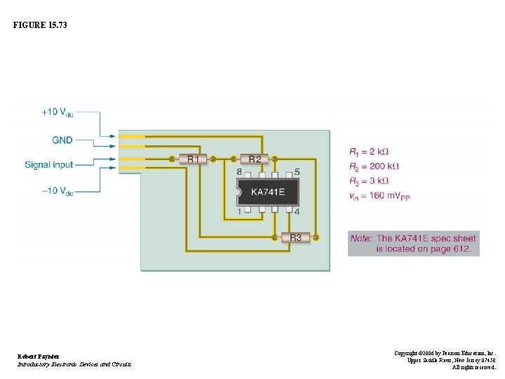 FIGURE 15. 73 Robert Paynter Introductory Electronic Devices and Circuits Copyright © 2006 by