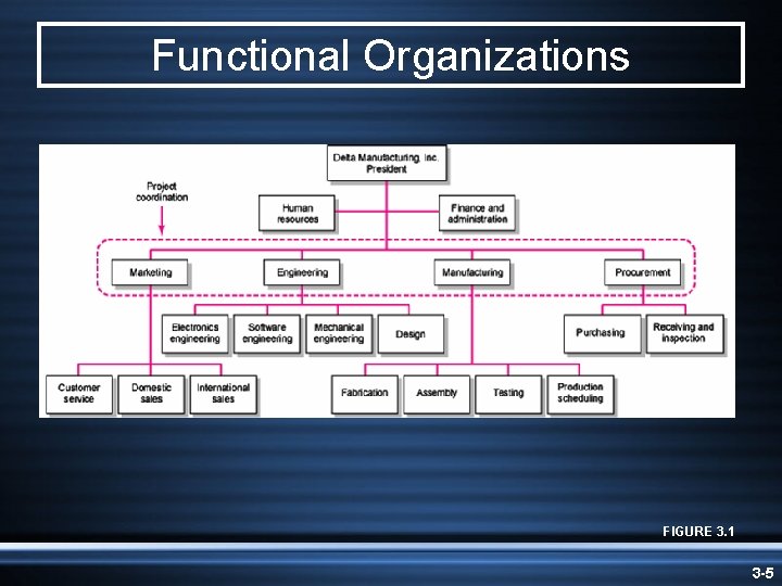 Functional Organizations FIGURE 3. 1 3 -5 