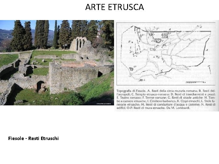 ARTE ETRUSCA Fiesole - Resti Etruschi 